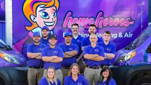Home Heroes Plumbing Heating & Air team, fishers indiana